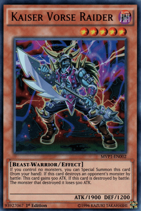 Kaiser Vorse Raider [MVP1-EN002] Ultra Rare - Josh's Cards