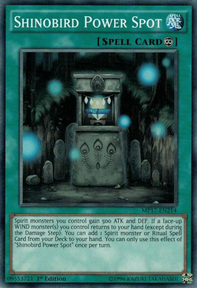Shinobird Power Spot [MP17-EN214] Common - Josh's Cards