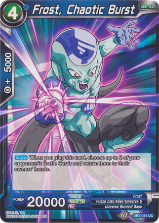 Frost, Chaotic Burst (DB2-041) [Divine Multiverse] Parallel Foil
