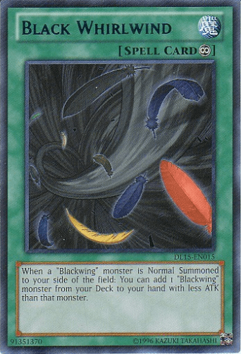 Black Whirlwind (Blue) [DL15-EN015] Rare - Josh's Cards