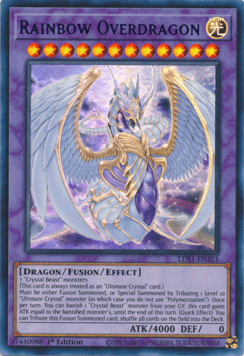 Rainbow Overdragon (Purple) [LDS1-EN101] Ultra Rare - Josh's Cards