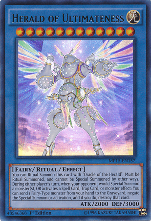 Herald of Ultimateness [MP15-EN157] Ultra Rare - Josh's Cards