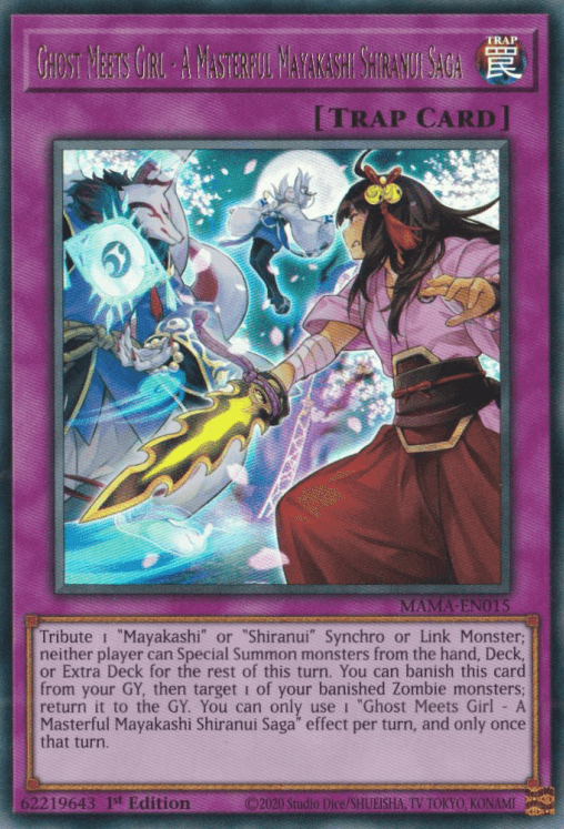 Ghost Meets Girl - A Masterful Mayakashi Shiranui Saga [MAMA-EN015] Ultra Rare - Josh's Cards