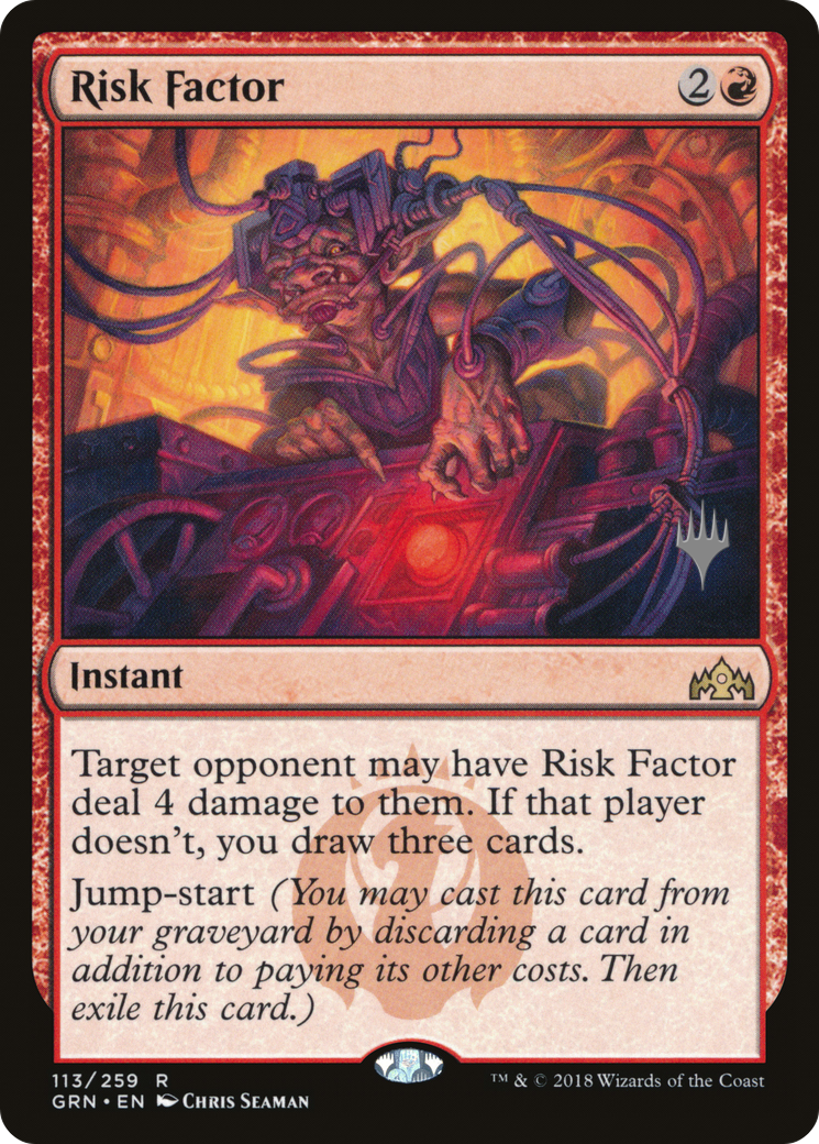 Risk Factor (PPM20-113P) - Guilds of Ravnica Promos Foil