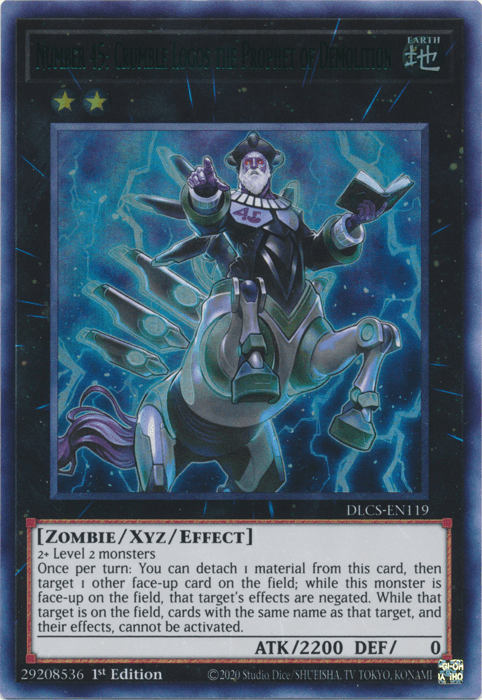 Number 45: Crumble Logos the Prophet of Demolition (Green) [DLCS-EN119] Ultra Rare - Josh's Cards
