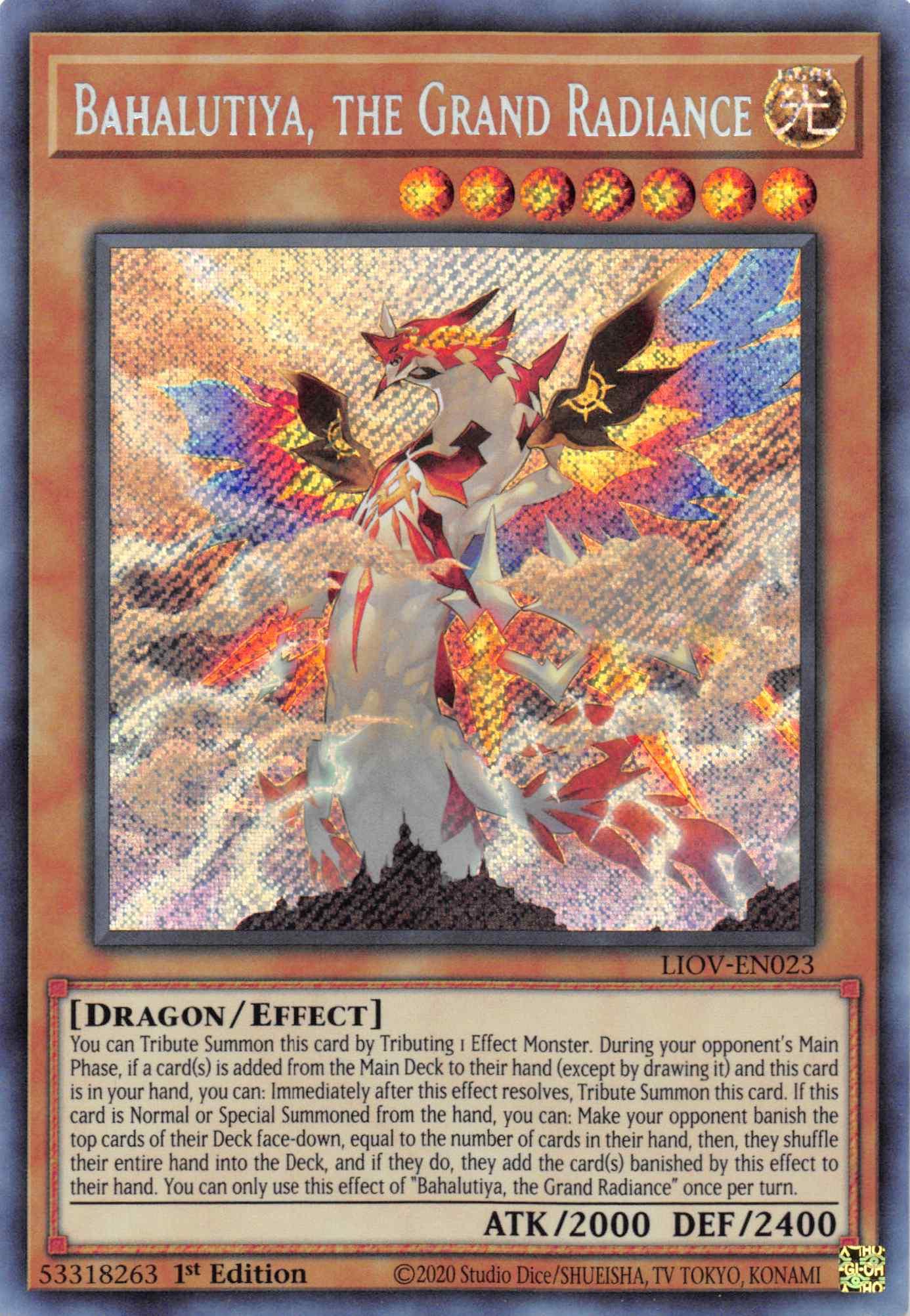 Bahalutiya, the Grand Radiance [LIOV-EN023] Secret Rare - Josh's Cards