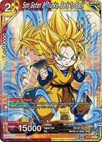 Son Goten & Trunks, Back to Back (EX09-05) [Saiyan Surge] Parallel Foil
