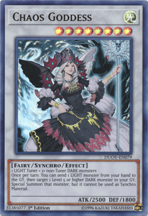 Chaos Goddess [DUOV-EN079] Ultra Rare - Josh's Cards