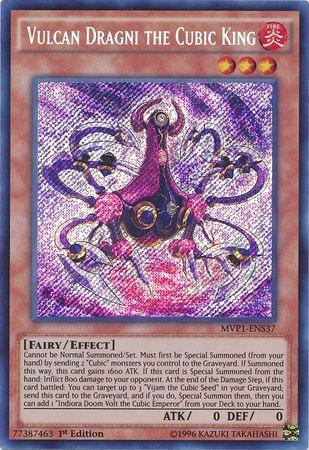 Vulcan Dragni the Cubic King [MVP1-ENS37] Secret Rare - Josh's Cards