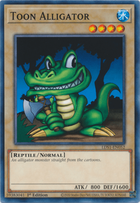 Toon Alligator [LDS1-EN052] Common - Josh's Cards