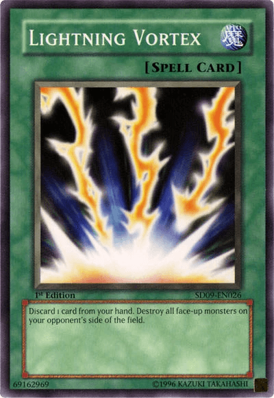Lightning Vortex [SD09-EN026] Common - Josh's Cards