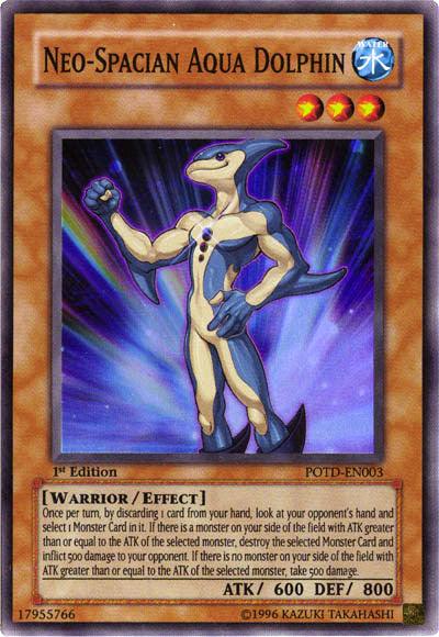 Neo-Spacian Aqua Dolphin [POTD-EN003] Super Rare - Josh's Cards