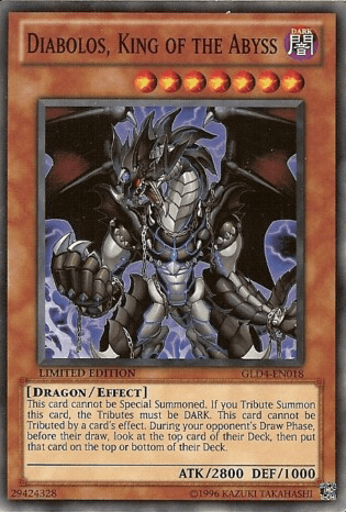 Diabolos, King of the Abyss [GLD4-EN018] Common - Josh's Cards