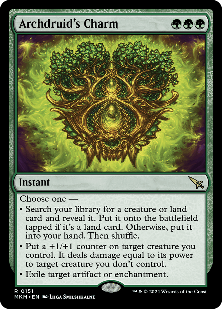 Archdruid's Charm (MKM-151) - Murders at Karlov Manor Foil