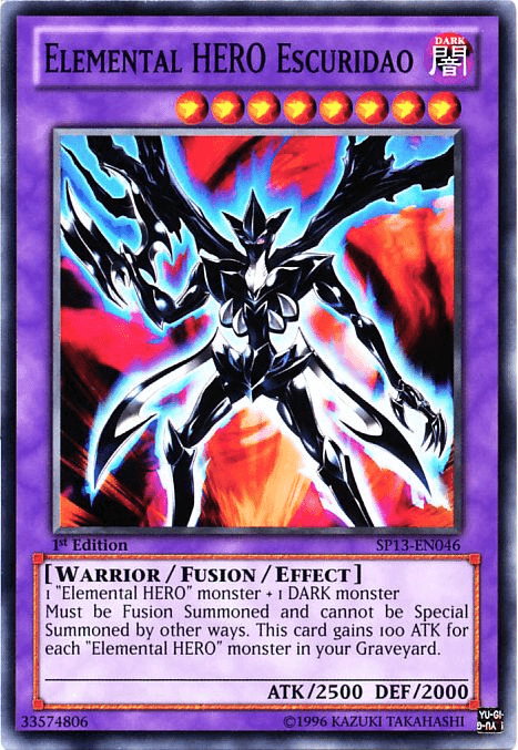 Elemental Hero Escuridao [SP13-EN046] Common - Josh's Cards