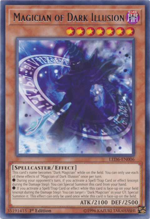 Magician of Dark Illusion [LED6-EN006] Rare - Josh's Cards