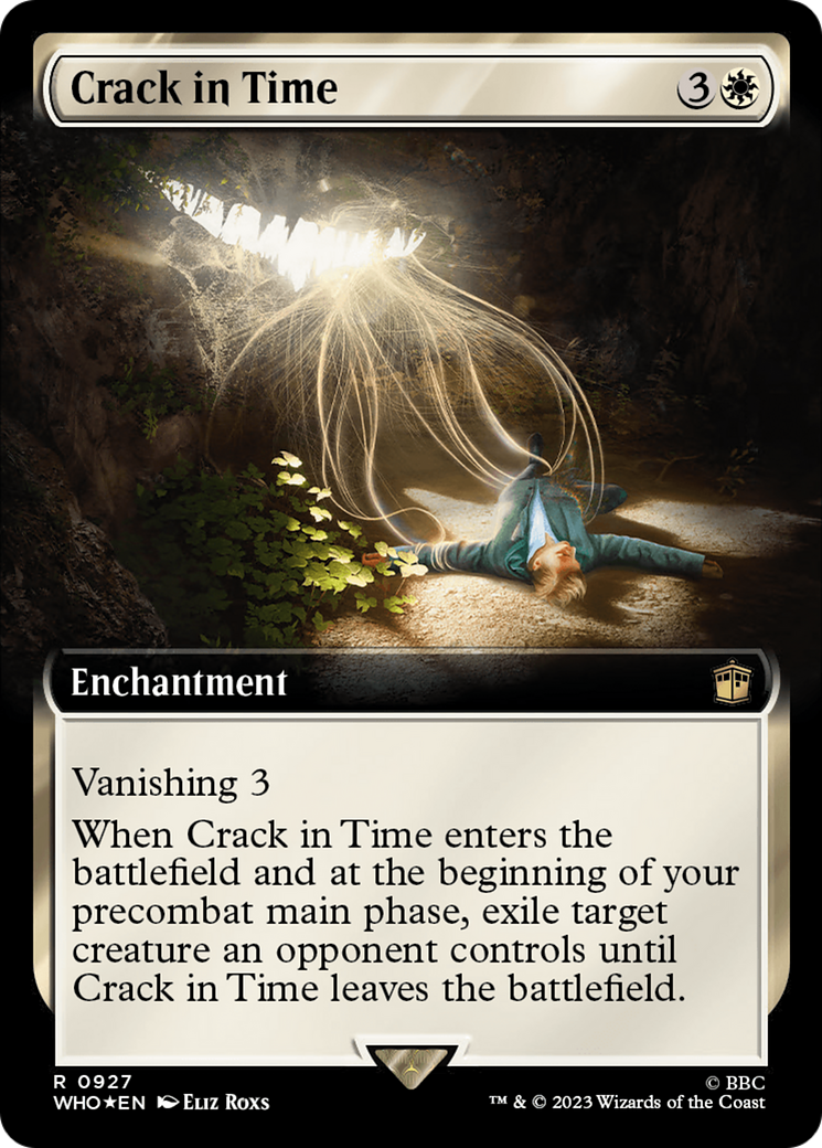 Crack in Time (WHO-927) - Doctor Who: (Extended Art) Foil
