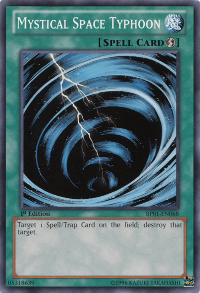 Mystical Space Typhoon [BP01-EN068] Common - Josh's Cards