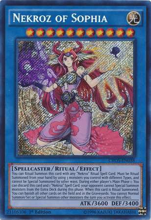 Nekroz of Sophia [CROS-EN038] Secret Rare - Josh's Cards