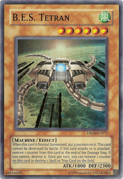 B.E.S. Tetran [DR04-EN077] Super Rare - Josh's Cards