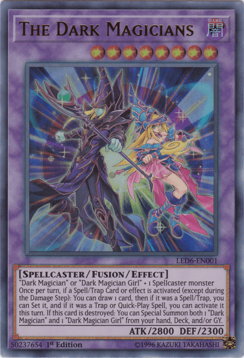 The Dark Magicians [LED6-EN001] Ultra Rare - Josh's Cards