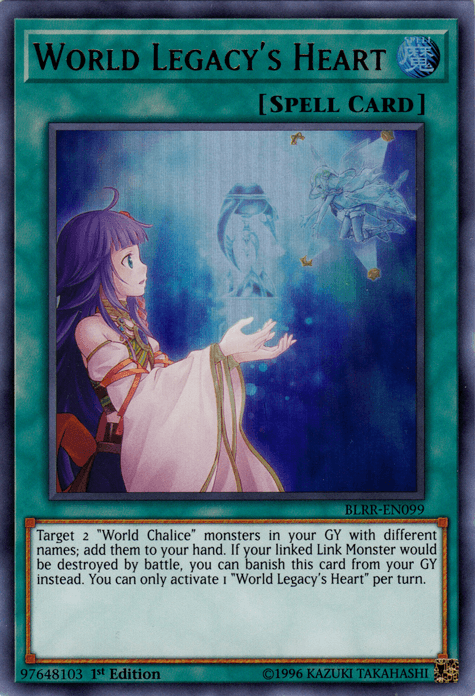 World Legacy's Heart [BLRR-EN099] Ultra Rare - Josh's Cards