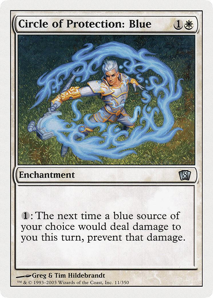 Circle of Protection: Blue [Eighth Edition] Foil