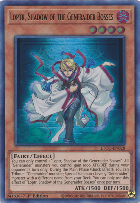 Loptr, Shadow of the Generaider Bosses [ETCO-EN028] Ultra Rare - Josh's Cards