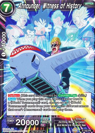Announcer, Witness of History (Power Booster) (P-162) [Promotion Cards] Parallel Foil