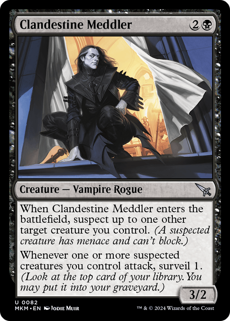 Clandestine Meddler (White) [Murders at Karlov Manor] - Josh's Cards