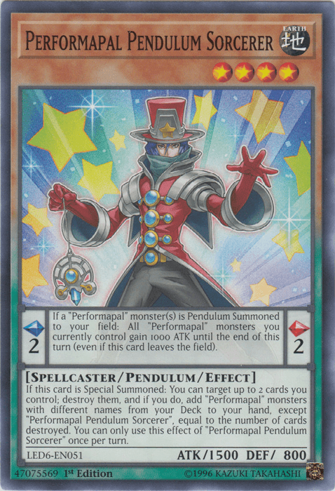 Performapal Pendulum Sorcerer [LED6-EN051] Common - Josh's Cards