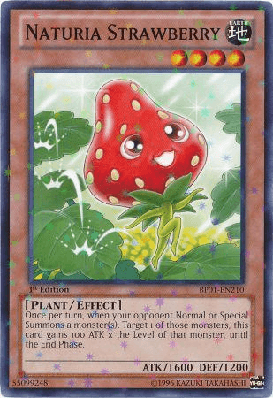 Naturia Strawberry [BP01-EN210] Starfoil Rare - Josh's Cards