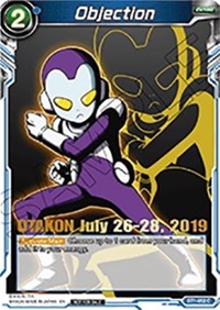 Objection (OTAKON 2019) (BT1-052_PR) [Promotion Cards] Parallel Foil