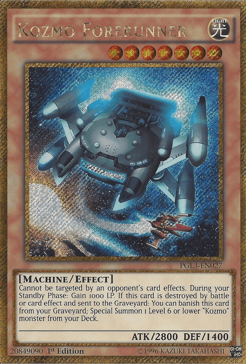 Kozmo Forerunner [PGL3-EN027] Gold Secret Rare - Josh's Cards