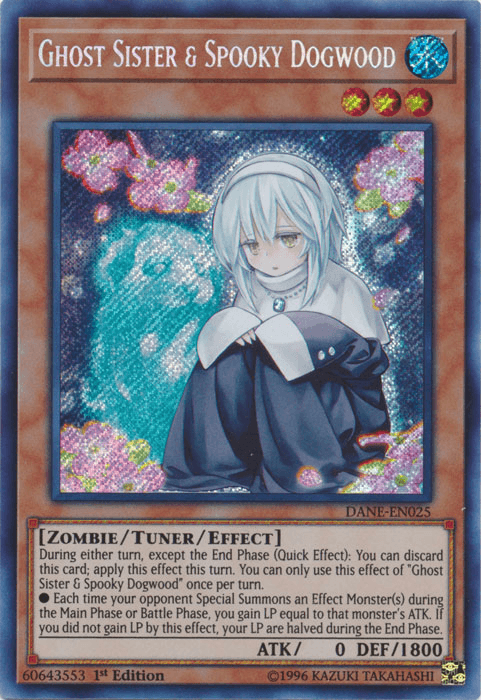 Ghost Sister & Spooky Dogwood [DANE-EN025] Secret Rare - Josh's Cards