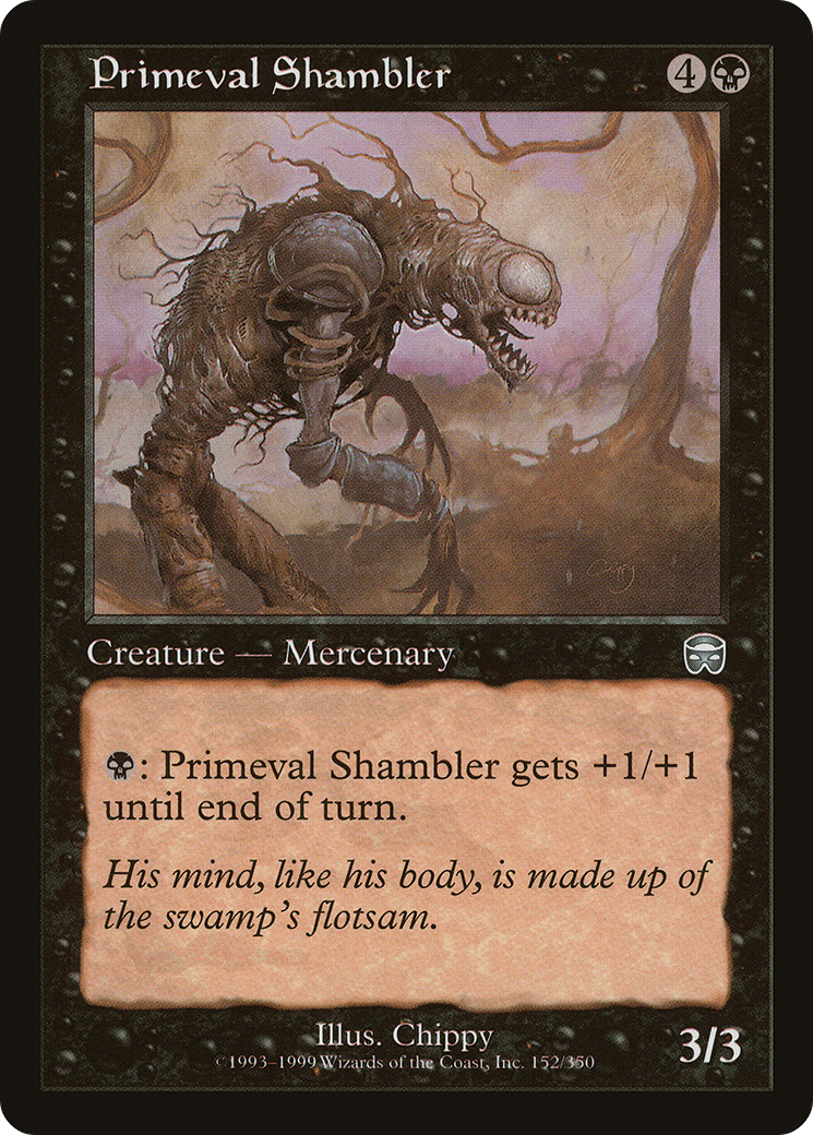 Primeval Shambler (MMQ-152) - Mercadian Masques