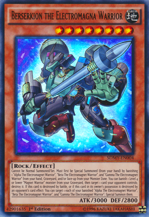 Berserkion the Electromagna Warrior [SDMY-EN004] Ultra Rare - Josh's Cards