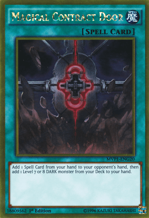 Magical Contract Door [MVP1-ENG20] Gold Rare - Josh's Cards