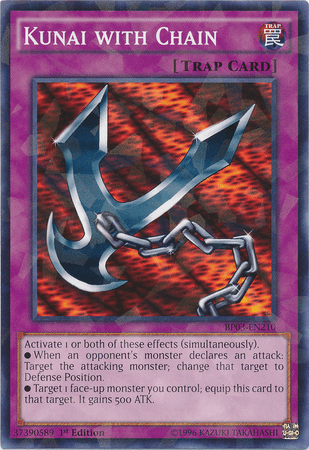 Kunai with Chain [BP03-EN210] Shatterfoil Rare - Josh's Cards