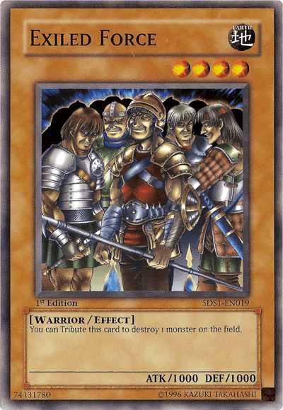 Exiled Force [5DS1-EN019] Common - Josh's Cards