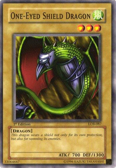 One-Eyed Shield Dragon [LOB-087] Common - Josh's Cards