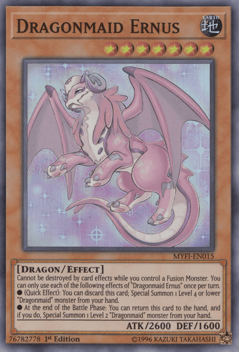 Dragonmaid Ernus [MYFI-EN015] Super Rare - Josh's Cards