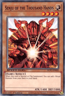 Senju of the Thousand Hands [SGX1-ENE02] Common - Josh's Cards