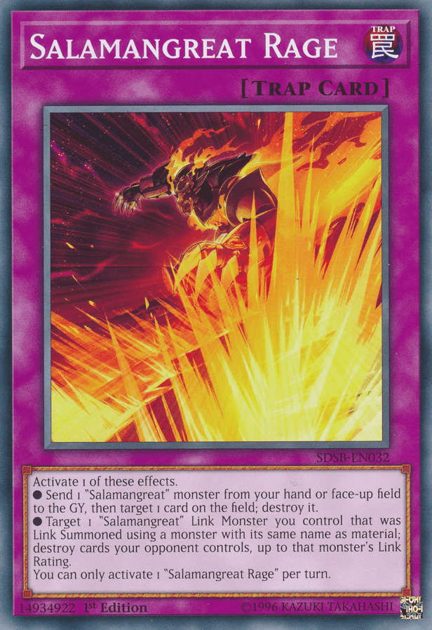 Salamangreat Rage [SDSB-EN032] Common - Josh's Cards