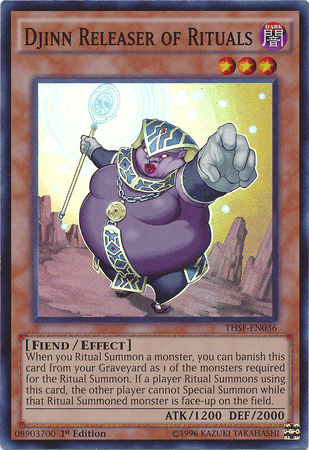 Djinn Releaser of Rituals [THSF-EN036] Super Rare - Josh's Cards