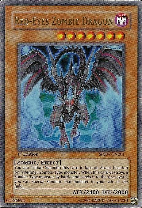 Red-Eyes Zombie Dragon [SDZW-EN001] Ultra Rare - Josh's Cards