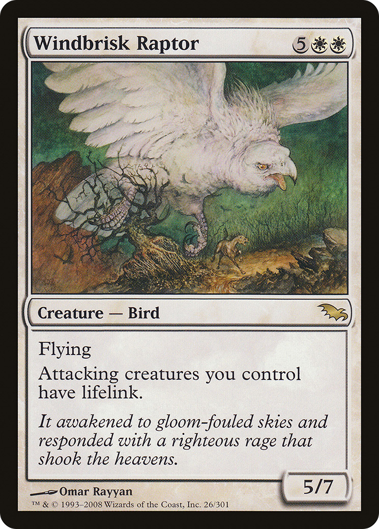 Windbrisk Raptor (SHM-026) - Shadowmoor Foil