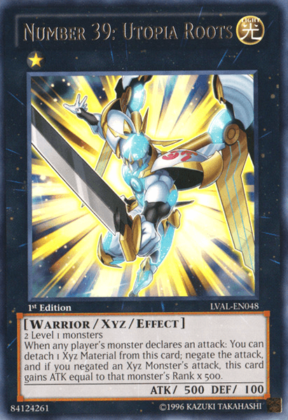 Number 39: Utopia Roots [LVAL-EN048] Rare - Josh's Cards