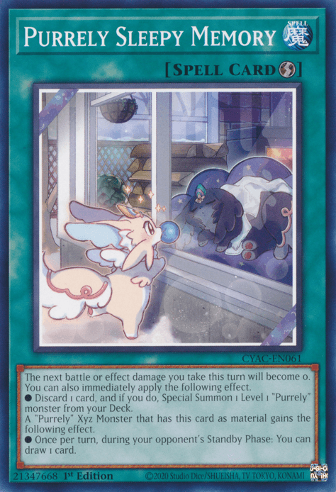 Purrely Sleepy Memory [CYAC-EN061] Common - Josh's Cards