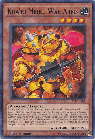 Koa'ki Meiru War Arms [BP03-EN061] Shatterfoil Rare - Josh's Cards